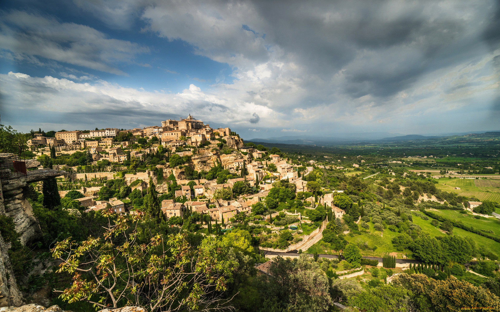 gordes, france, , - 